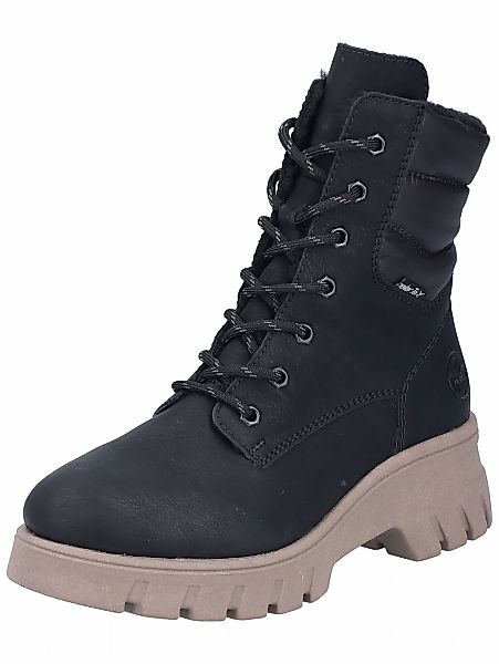 Rieker Schnürstiefelette "Rieker Stiefelette Lederimitat/Textil" günstig online kaufen