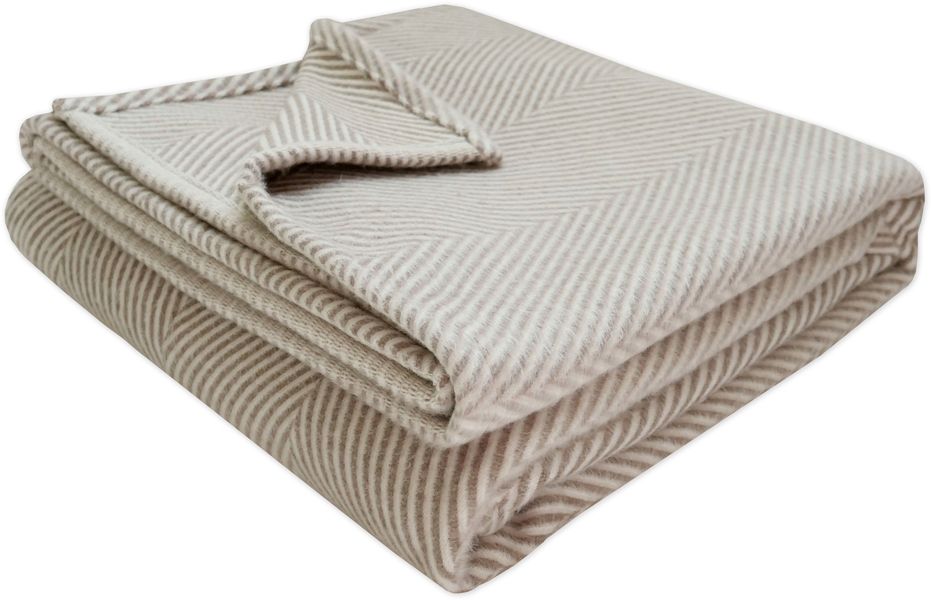 framsohn frottier Wohndecke "Bio Flanell Wohndecke Fischgrät" in dezenten F günstig online kaufen