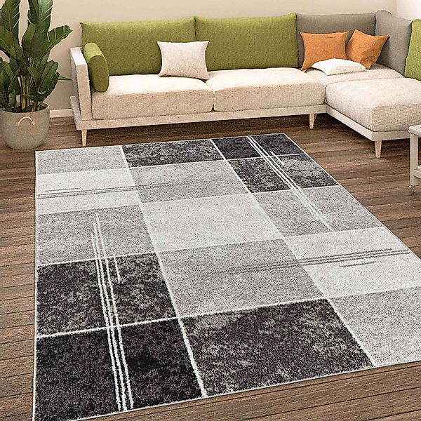 TaCa Home Teppich Moderner Designer Teppich Retro, rechteckig, Höhe: 13 mm, günstig online kaufen