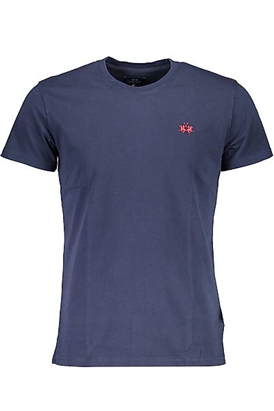 La Martina T-Shirt Herren Blaues Kurzarm günstig online kaufen