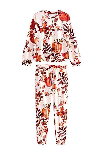 Next Pyjama Langärmeliger Pyjama aus 100 % Baumwolle (2 tlg) günstig online kaufen