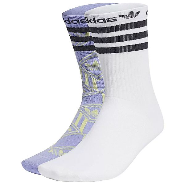 Adidas Originals Crew Socken 2 Paare EU 43-45 Multicolor / White günstig online kaufen
