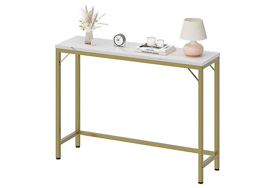 GarveeMore Konsolentisch,105x30x81cm, Schmaler Beistelltisch,Flurtisch,Klei günstig online kaufen