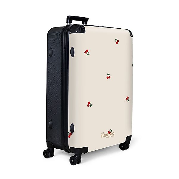 NoBoringSuitcases.com© Hartschalen-Trolley Beigefarbener Hintergrund mit Mu günstig online kaufen