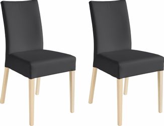 Home affaire 4-Fußstuhl »Umag« (Set) 2 Stk. Kunstleder Sitz und Rücken gepo günstig online kaufen