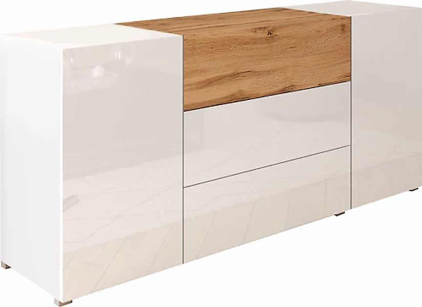 INOSIGN Sideboard »BERLIN« Moderne grifflose Kommode Breite 150 cm, 4 Schub günstig online kaufen