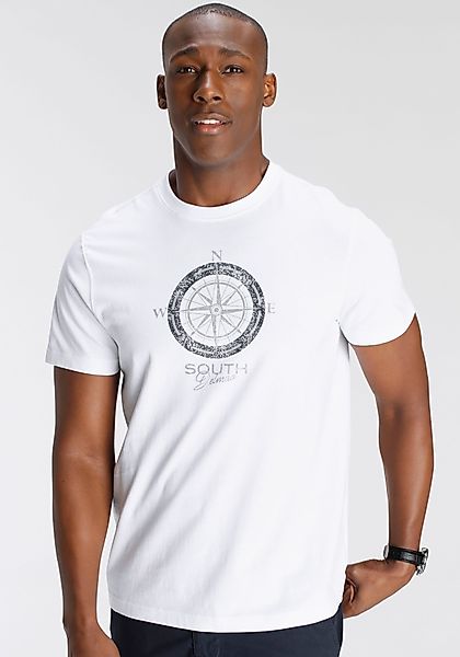 DELMAO T-Shirt Kurzarm, bedruckt, Rundhals, aus Baumwolle günstig online kaufen