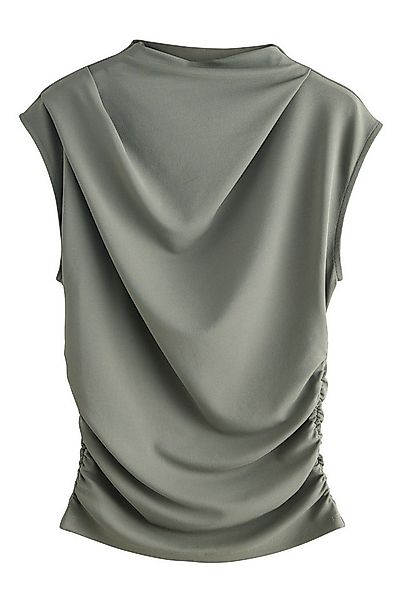 Next Kurzarmbluse Ärmelloses, hochgeschlossenes Oberteil (1-tlg) günstig online kaufen