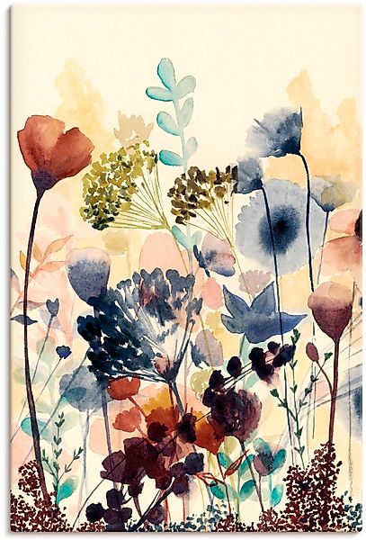 Artland Wandbild "Sonnengetrocknete Blüten I" Blumenwiese 1 Stk. tlg. als A günstig online kaufen