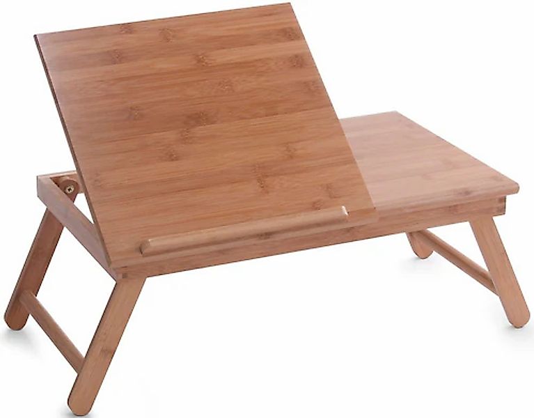 Zeller Betttablett Bambus mit Leseklappe 21,5 cm x 33 cm x 55 cm Natur günstig online kaufen