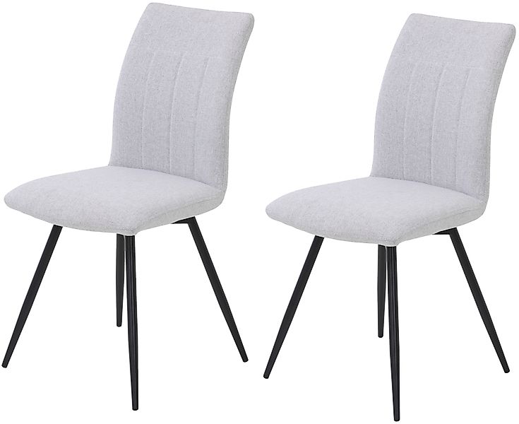 HELA Drehstuhl »Vierfußstuhl RIO«, (Set), 2 St., Webstoff, Esszimmerstuhl, günstig online kaufen