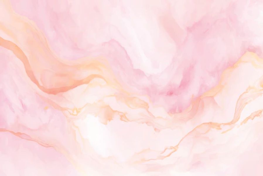 A.S. Création Vliestapete »Marmor-Tapete Aquarelloptik Rosa Apricot Pastell günstig online kaufen