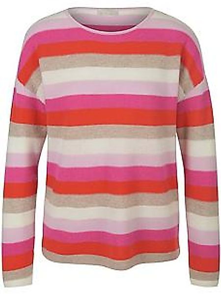 Rundhals-Pullover Peter Hahn pink günstig online kaufen