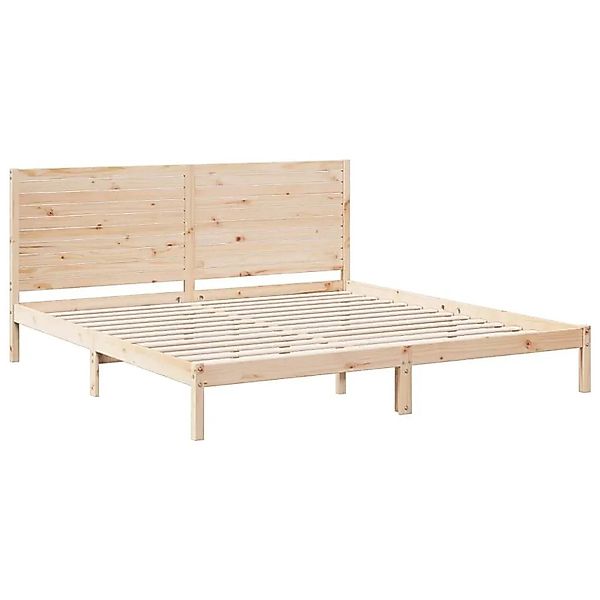 vidaXL Massivholzbett Extra Lang ohne Matratze 200x210 cm 3309305 günstig online kaufen