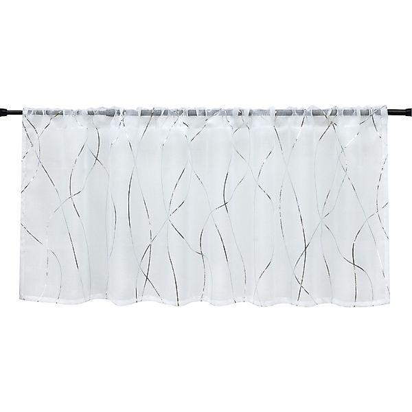 Joyswahl Scheibengardine (1 St), Stangendurchzug, transparent, Küche Bistro günstig online kaufen