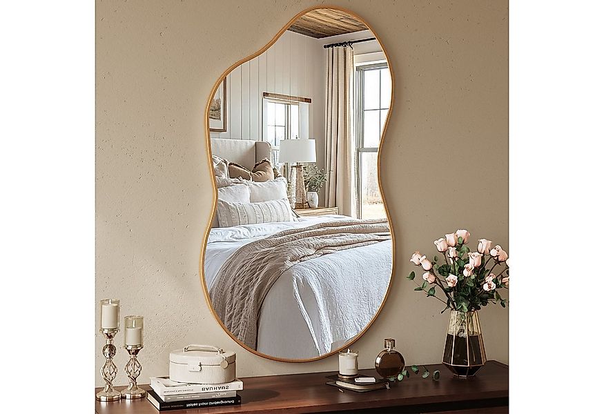 TLGREEN Dekospiegel 66x116cm Wandspiegel, (Wolkenspiegel mit Gehärtetes Gla günstig online kaufen