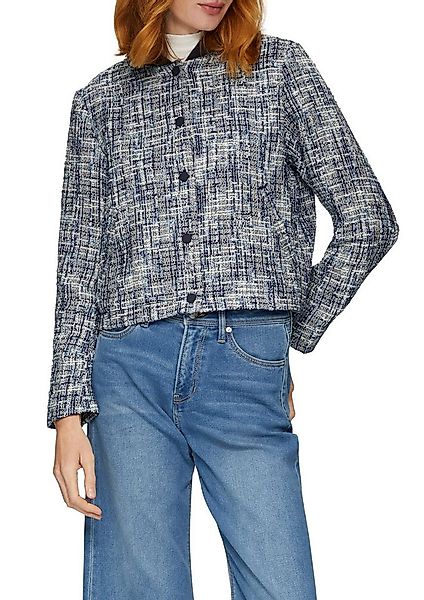 s.Oliver Bouclèjacke mit Metallic-Garn günstig online kaufen