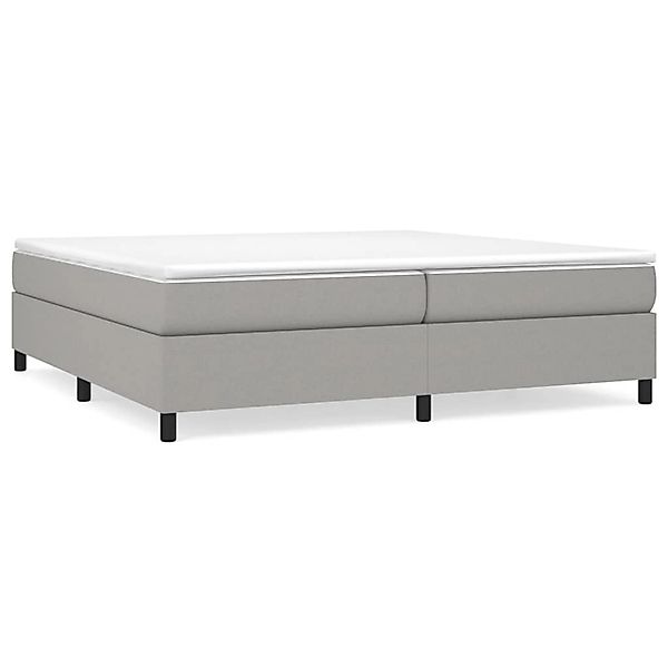 vidaXL Boxspringbett Hellgrau 200x200 cm Stoff1368440 günstig online kaufen