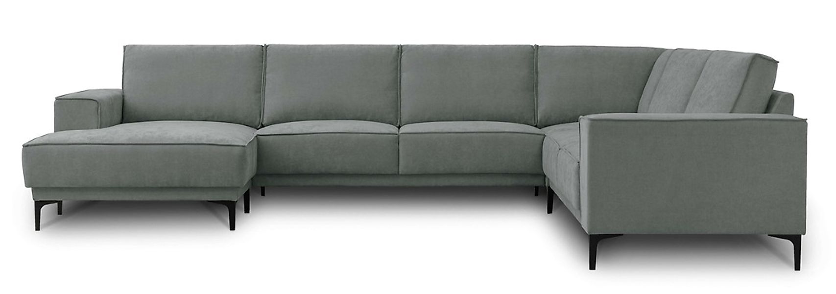 Places of Style Wohnlandschaft »XXL Sofa Oland, Struktur, Flachgewebe, Luxu günstig online kaufen