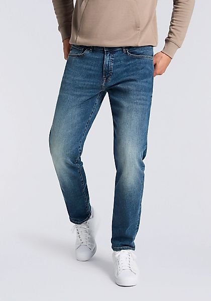 BOSS ORANGE Regular-fit-Jeans "RE.MAINE BO" mit BOSS-Lederbadge günstig online kaufen