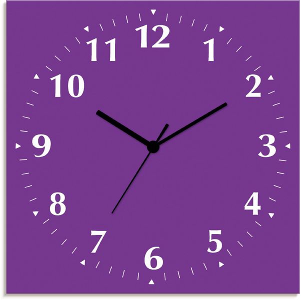 Artland Wanduhr »Uni Trendfarben« wahlweise mit Quarz- oder Funkuhrwerk, la günstig online kaufen