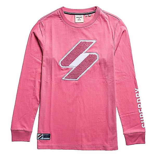 Superdry Code Logo Che Langarm-t-shirt M Montauk Blush günstig online kaufen