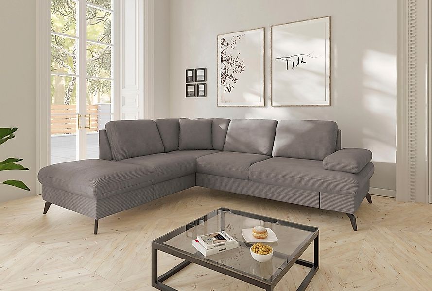 sit&more Ecksofa "Morris Jubi L-Form, B: 238 cm" mit Armteilfunktion & 1 Zi günstig online kaufen
