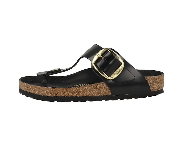 Birkenstock Gizeh Naturleder Lack normal Damen Zehentrenner Sandalen, Sanda günstig online kaufen