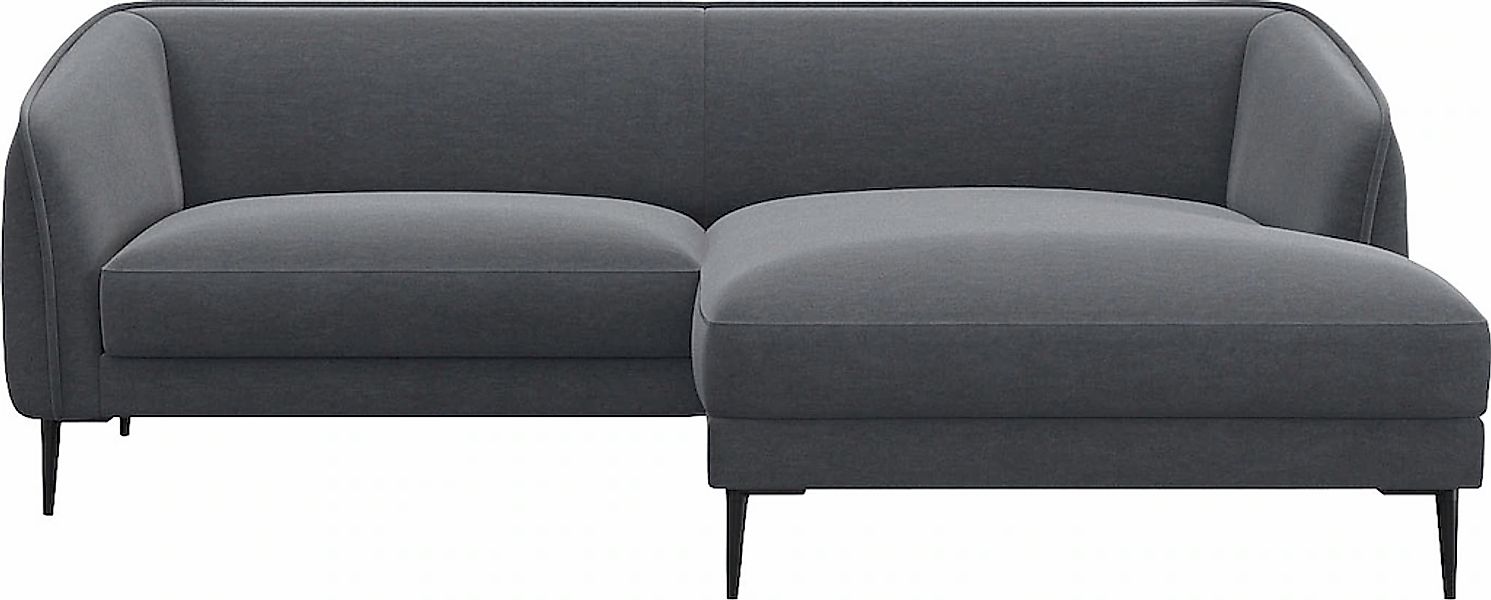 FLEXLUX Ecksofa "Belle Designsofa, bequem durch Kaltschaum im Sitz", Skandi günstig online kaufen