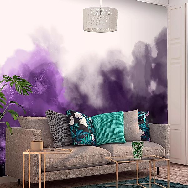 Selbstklebende Fototapete - Watercolour Variation - Violet günstig online kaufen