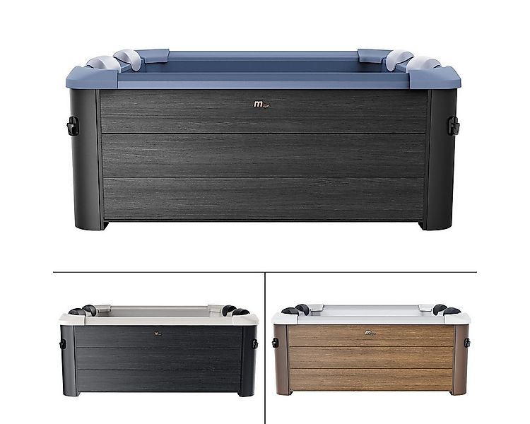 BRAST Whirlpool MSpa Oslo, Sapphire & Amber mit Fester Außenwand, (160x160x günstig online kaufen