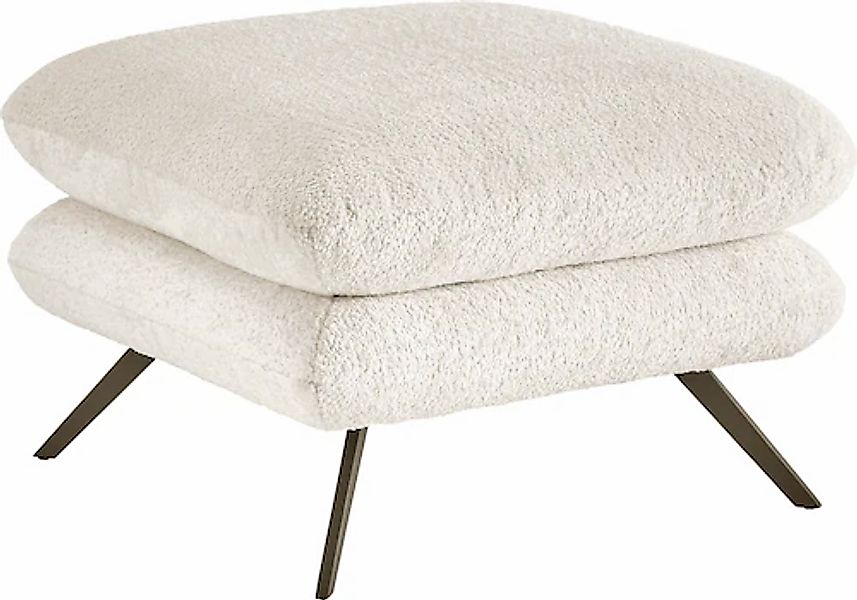 3C Candy Polsterhocker »Beatrice«, quadratisch 70x70cm, in Fellimitat günstig online kaufen