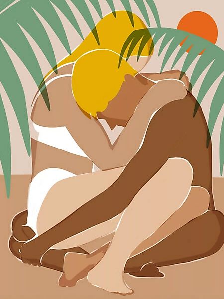 Poster / Leinwandbild - Cuddle All Day günstig online kaufen