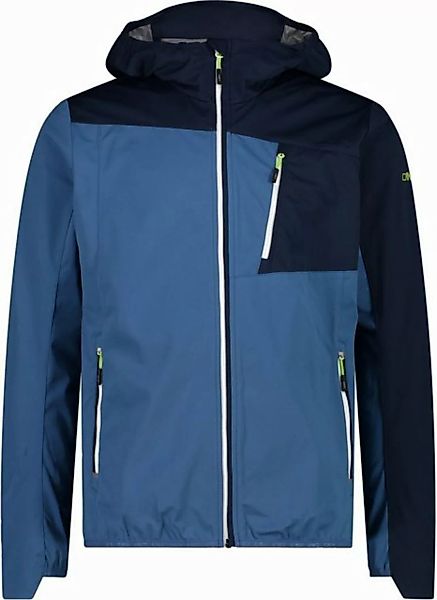 CMP Funktionsjacke MAN JACKET FIX HOOD DUSTY BLUE-B.BLUE günstig online kaufen