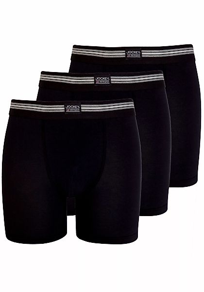 Jockey Boxershorts, (3er Pack), mit längerem Bein günstig online kaufen