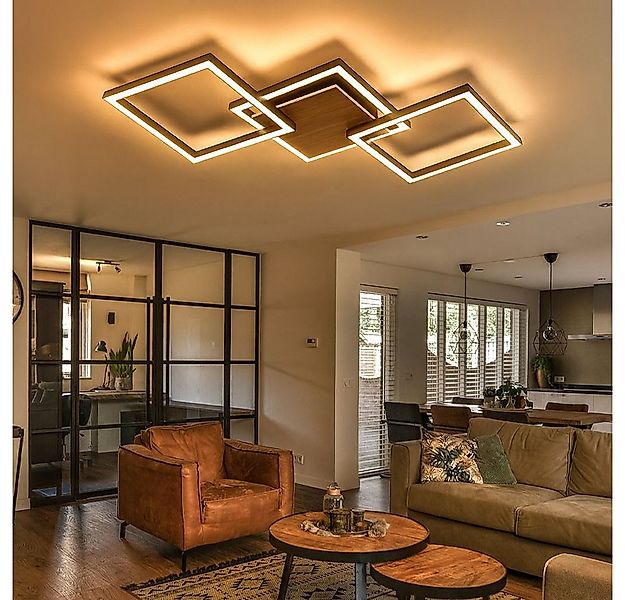 GLOBO LIGHTING LED Deckenleuchte, LED-Leuchtmittel fest verbaut, Warmweiß, günstig online kaufen