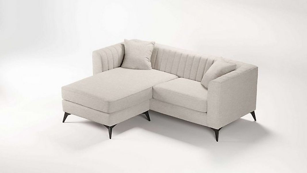 Places of Style Ecksofa MATTHEW L-Form ideal für kleine Räume, Maße B/T/H: günstig online kaufen