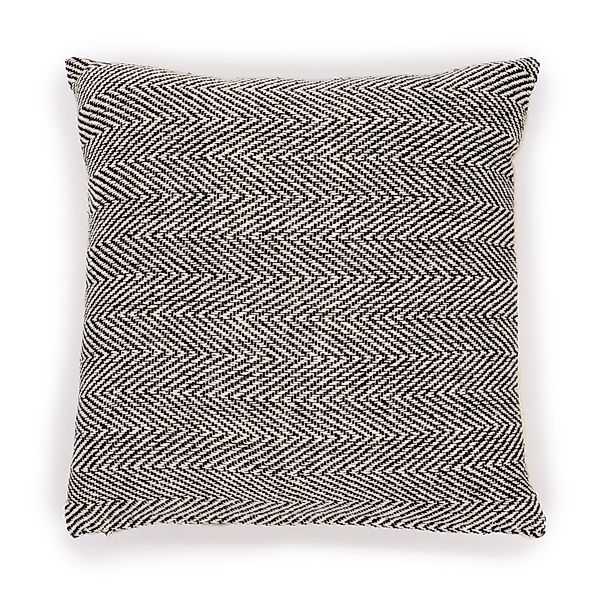 Bali-Homedecor Dekokissen Klassischer Kissenbezug - Fischgrätenmuster günstig online kaufen