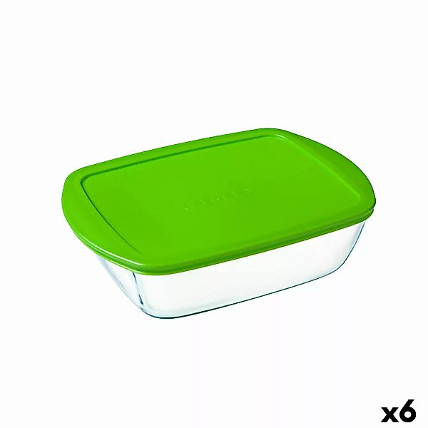 Rechteckige Lunchbox Mit Deckel Pyrex Cook & Store Grün 1,1 L 23 X 15 X 7 C günstig online kaufen