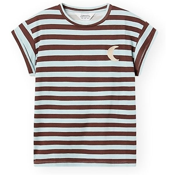 Compania Fantastica  Sweatshirt COMPAÑIA FANTÁSTICA T-Shirt 42007 - Blue/Br günstig online kaufen