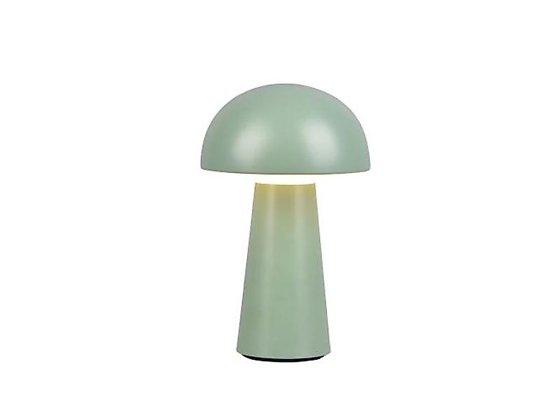 LED Akku-Tischleuchte ⌀13,60cm Kunststoff Pistaziengrün günstig online kaufen