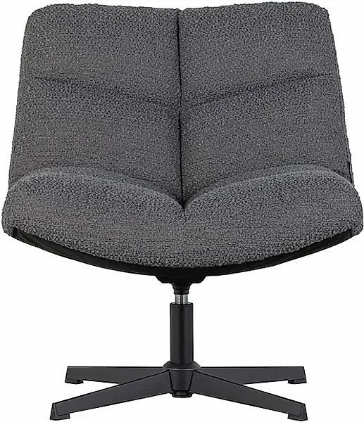 WOOOD Drehsessel »Vinny«, gepolstert mit weichem Bouclé, stabiler Metallfuß günstig online kaufen