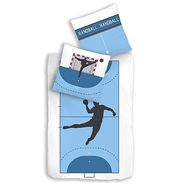 MTOnlinehandel Bettwäsche Handball 135x200 + 80x80 günstig online kaufen