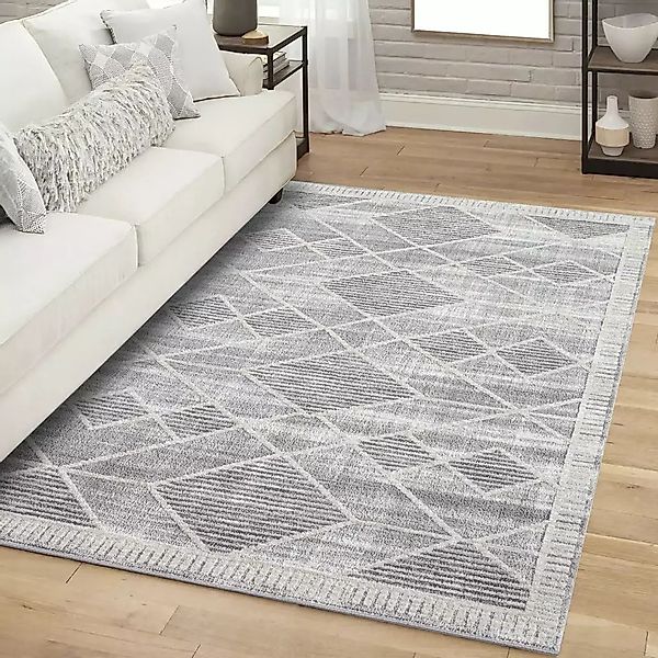 Carpet City Teppich »FLAIR178«, rechteckig, 11 mm Höhe, Kurzflor-Teppich, S günstig online kaufen