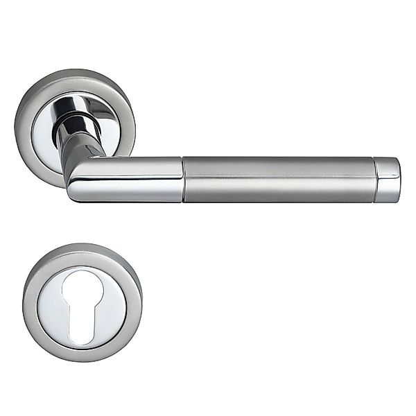 MeinTürgriff Drückergarnitur Nizza Edelstahl/Chrom Türgriff Türdrücker Rose günstig online kaufen