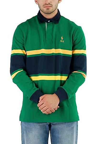 Ralph Lauren Sweatshirt Rugby Polo Shirt Retro Sweater Gesticktes Polo-Logo günstig online kaufen