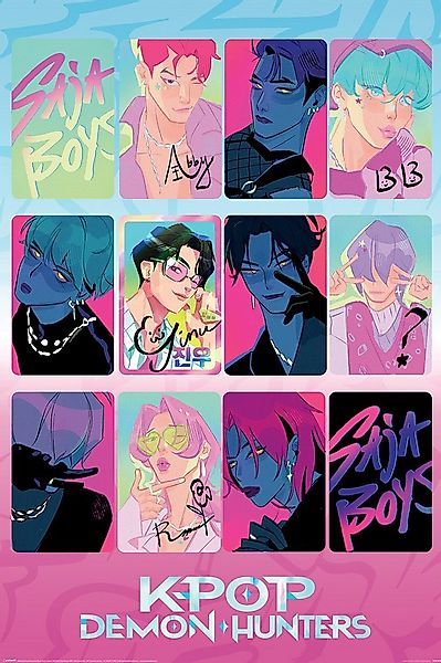 Poster K-Pop Demon Hunters - Light and Dark - Poster 61x91,5 cm günstig online kaufen