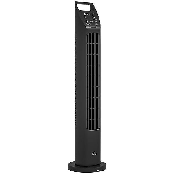HOMCOM Turmventilator stehender Kühlventilator mit Fernbedienung, günstig online kaufen