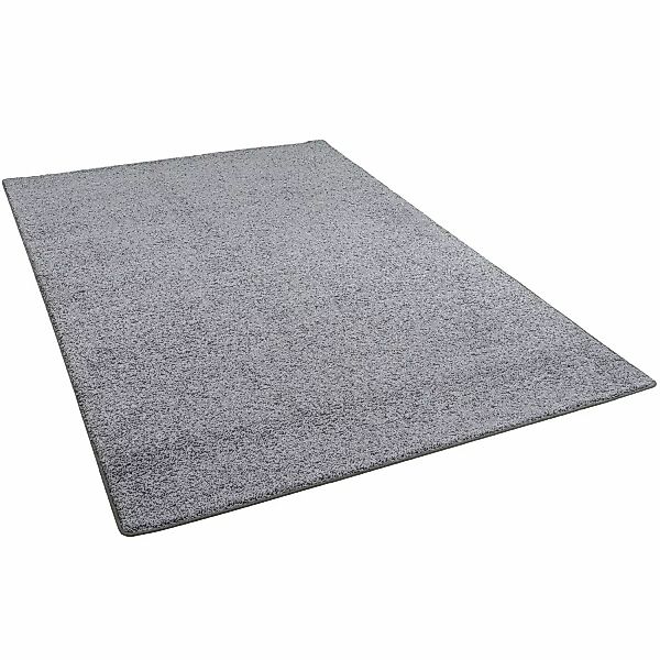 Snapstyle Hochflor Velours Teppich Mona Grau 80x400cm günstig online kaufen