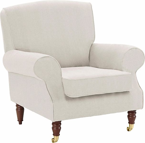 Home affaire Sessel "Rennes" in Samtoptik oder Baumwoll-Mix günstig online kaufen